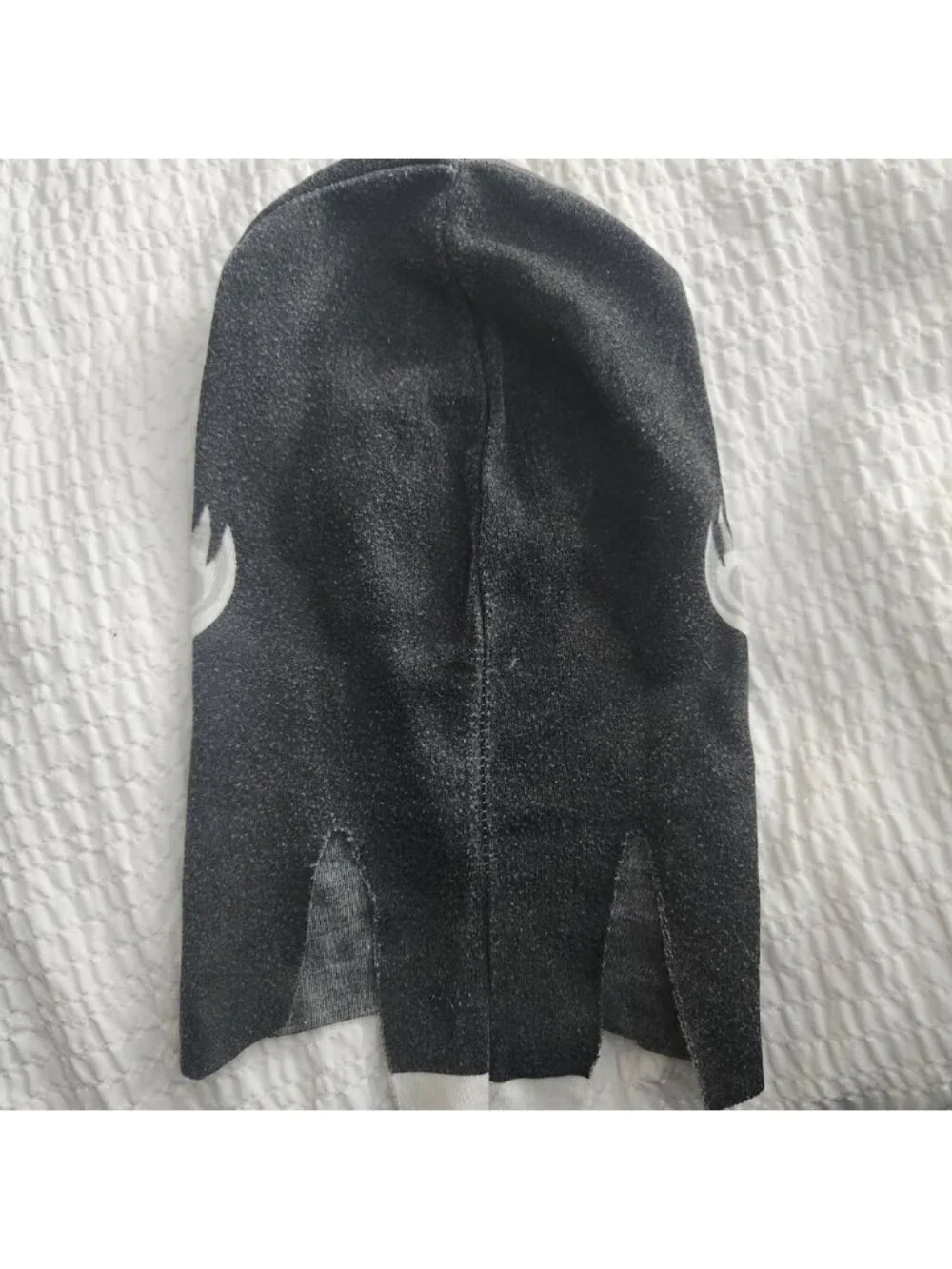Vintage Novelty Face Print Balaclava Knit Mask‎ Grey Blue Red Halloween Costume